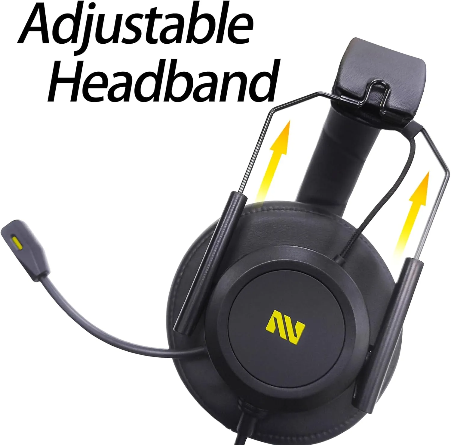 🖤🎧 Foldable Gaming Headset with Noise-Cancelling Mic 🎧🖤