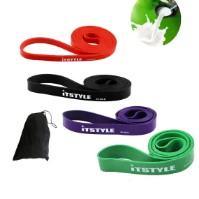 41" Resistance Bands 208cm Fitness Latex Pull Up Crossfit Yoga Power Expander Set
