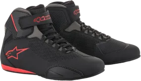 ALPINESTARS Sektor Vented Shoes - Black/Gray/Red - US 10.5 2515618131105