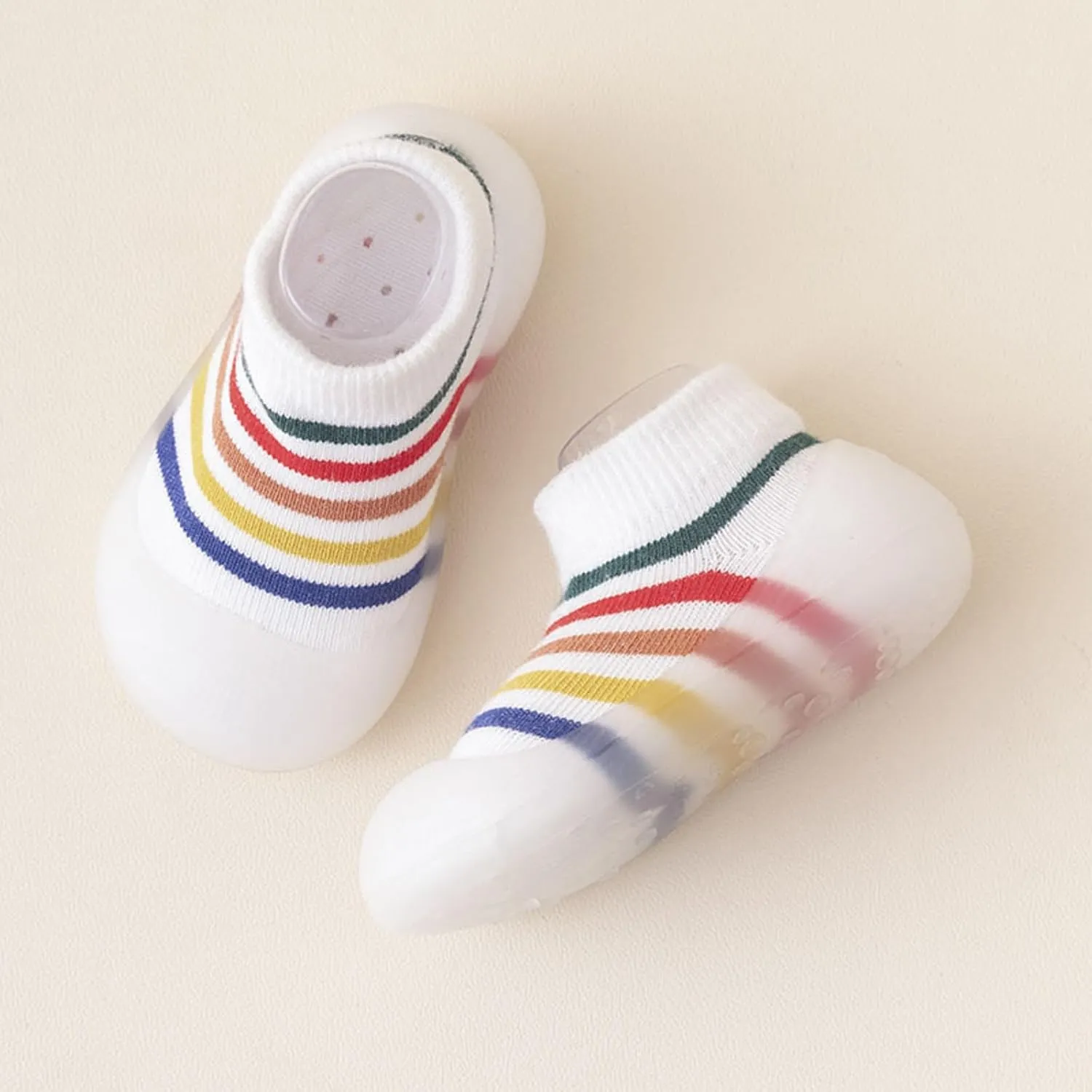 Baby Sneakers Children Floor Socks Baby Toddler Shoes Socks Boys and Girls Non Slip Soft Rubber Toddler Walking Shoes