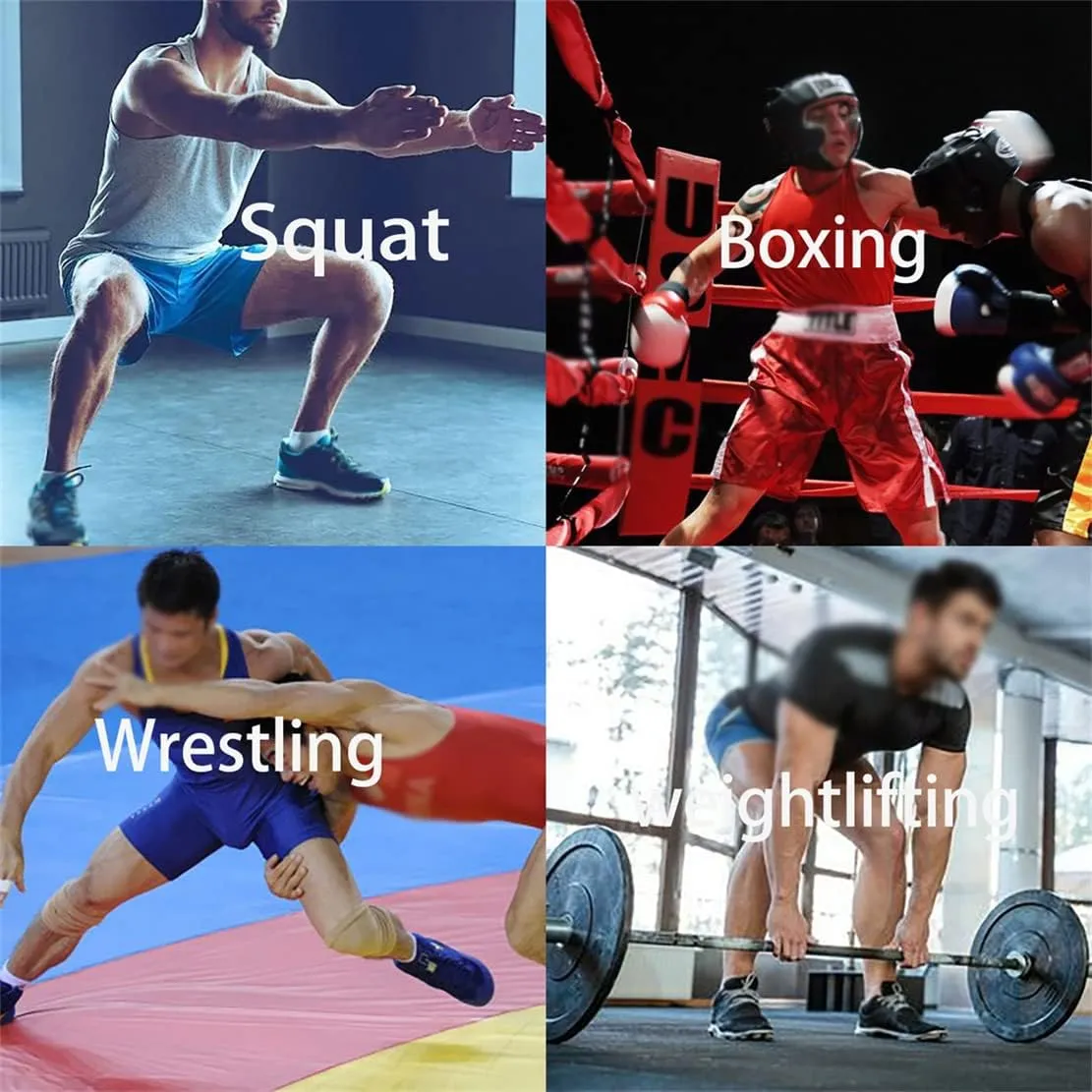 Boxing Shoe, Wrestling Fitness Trainers Kickboxing Gym Training Sneakers Anti-Slip Boxing Footwear for Men Women Boy