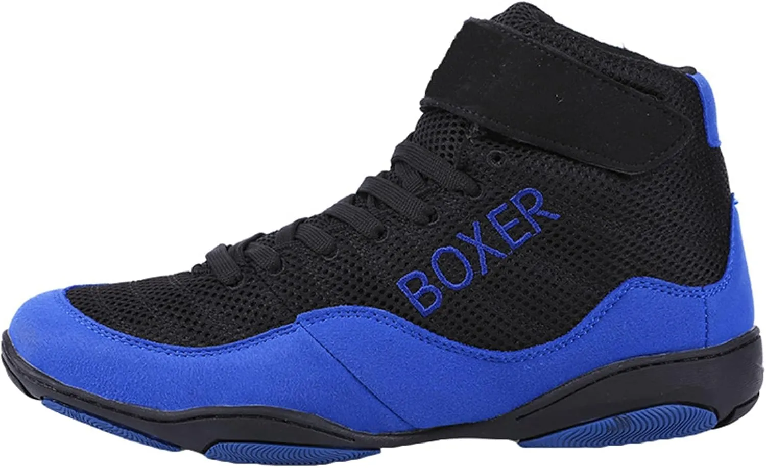 Boxing Shoe, Wrestling Fitness Trainers Kickboxing Gym Training Sneakers Anti-Slip Boxing Footwear for Men Women Boy