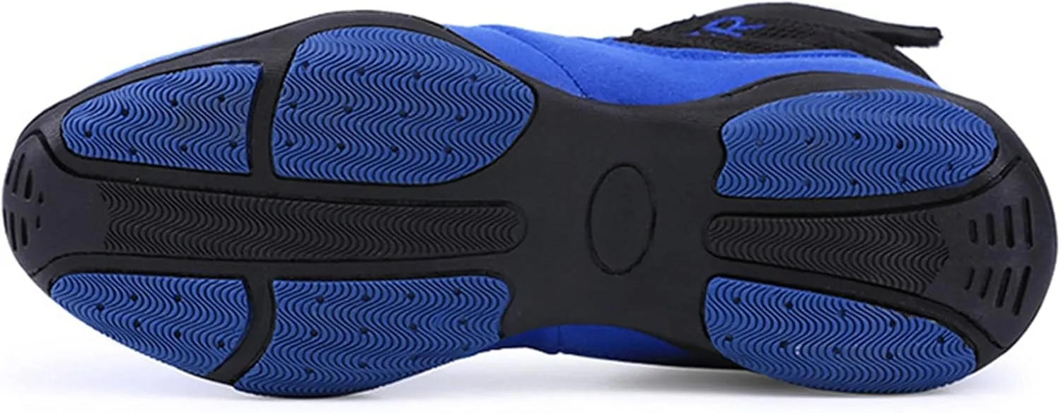 Boxing Shoe, Wrestling Fitness Trainers Kickboxing Gym Training Sneakers Anti-Slip Boxing Footwear for Men Women Boy