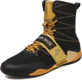 Boxing Shoes for Men High Top Gym Shoes Fighting Sports Training Footwear LS308