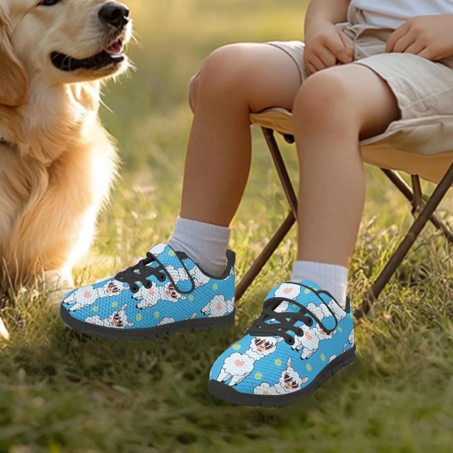 Boys Girls Baseball Sneakers,Children Anti-Skid Single Buckle Shoes Wear Resistant Running Walking Shoes