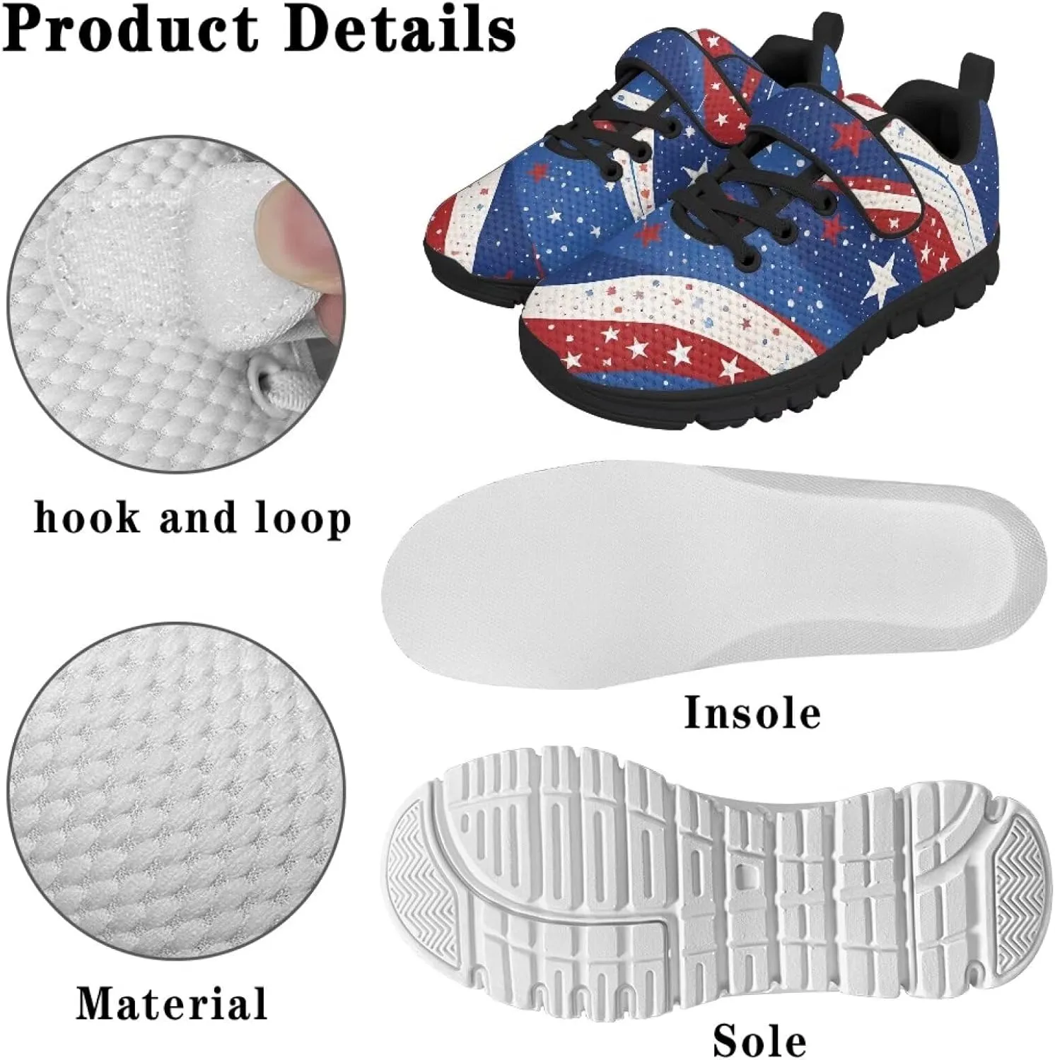 Boys Girls Baseball Sneakers,Children Anti-Skid Single Buckle Shoes Wear Resistant Running Walking Shoes