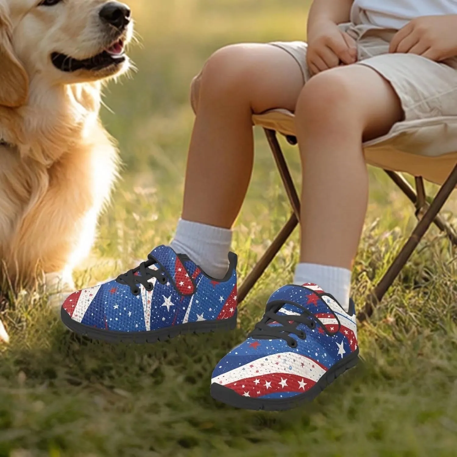 Boys Girls Baseball Sneakers,Children Anti-Skid Single Buckle Shoes Wear Resistant Running Walking Shoes