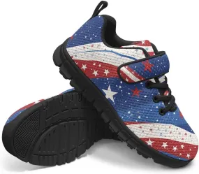 Boys Girls Baseball Sneakers,Children Anti-Skid Single Buckle Shoes Wear Resistant Running Walking Shoes
