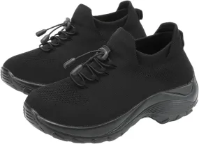 Comfort Orthowear Shoes for Women Men Orthopedic Tennis Shoe Waterproof Comfortable Walking Shoes for Women with Plantar Fasciitis Air Cushion Ortho Breathable Stretch Cushion Orthopedic Sneakers