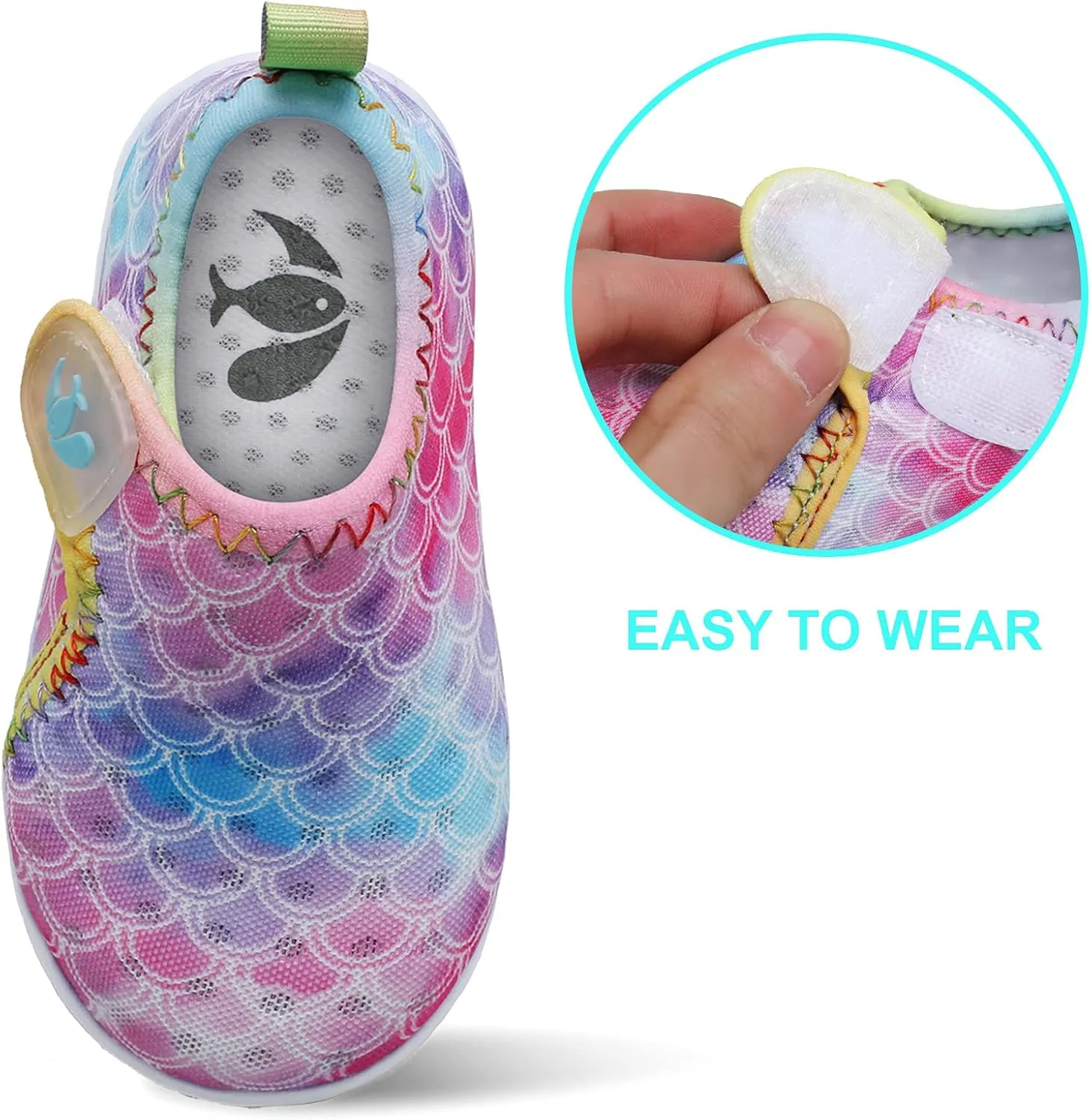 FEETCITY Baby Boys Girls Water Sport Shoes Barefoot Kids Aqua Socks Quick-Dry Beach Swim Pool Shoes