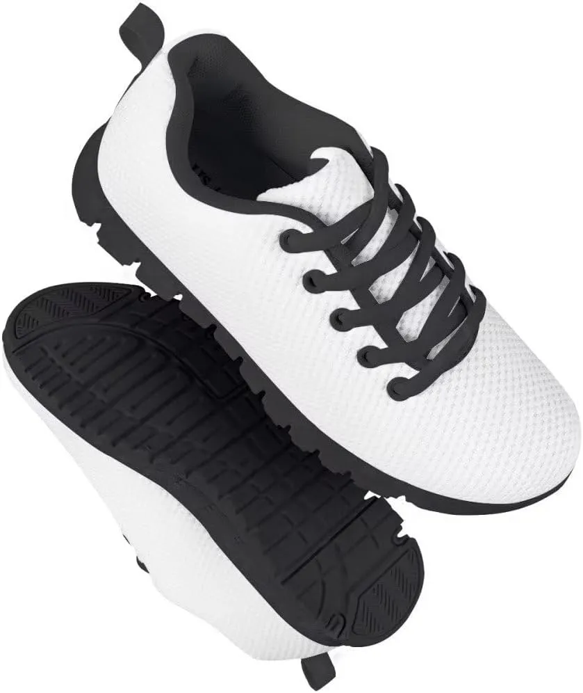 GIFTPUZZ Fashion Sneakers Unisex Kids Mesh Casual Running Breathable Tennis Shoes Non Slip Footwear