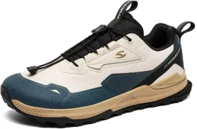 HOBIBEAR Men's Wide Toe Walking Shoes Zero Drop Non Slip Wear Resistant Sneakers
