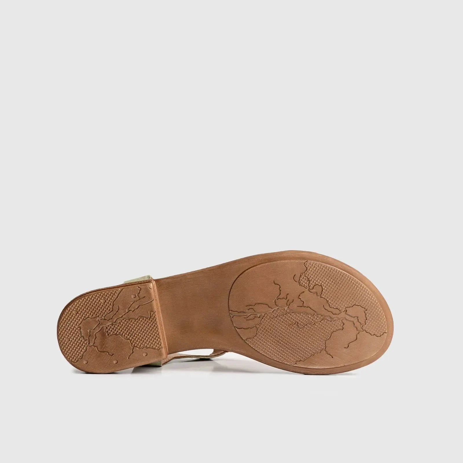 Leather Flat Comfort Sandals Multi 8626