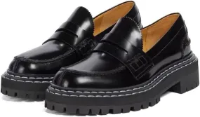 Loafers for Women Lacquer Leather Women's Casual Shoes Thick Sole Spring Autumn Footwear