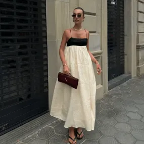 Maxi Dress with Sling Cutout