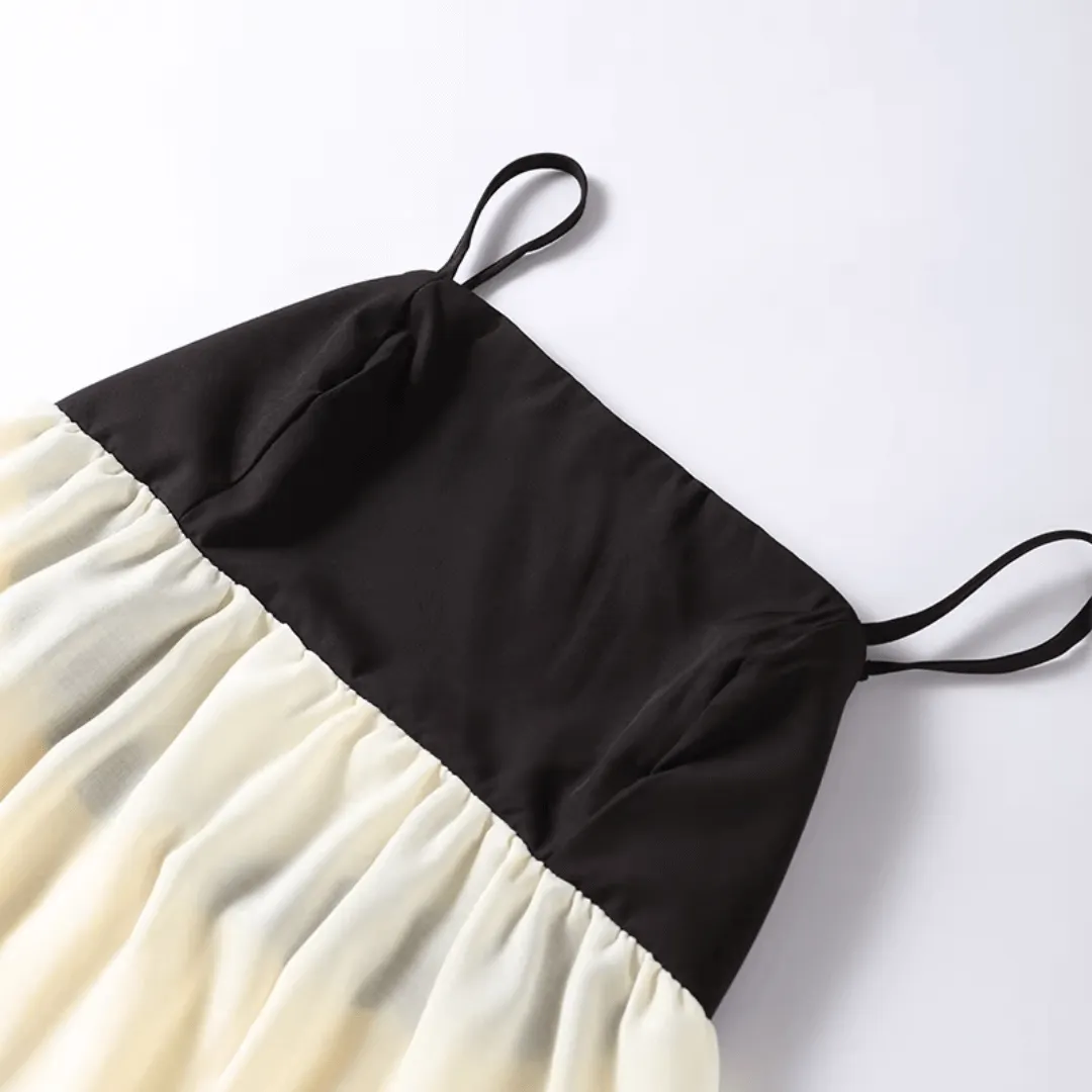 Maxi Dress with Sling Cutout