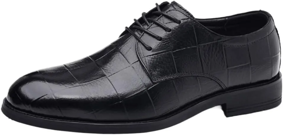 Men Dress Shoes Oxford Shoes for Men Commercial Affairs Anti Slip Driving Shoes for Men Casual Prom Wedding Dress Shoes Elegant Work Mens Leather Shoes
