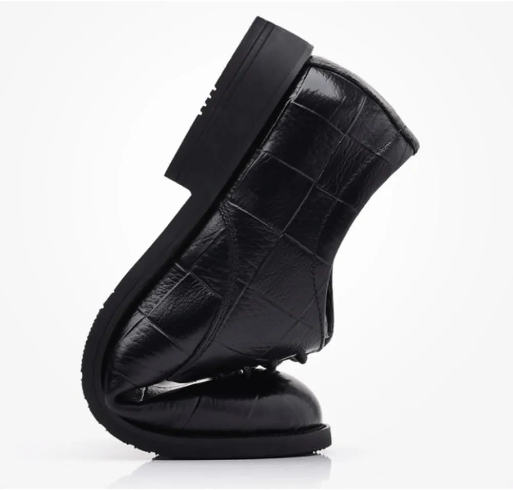 Men Dress Shoes Oxford Shoes for Men Commercial Affairs Anti Slip Driving Shoes for Men Casual Prom Wedding Dress Shoes Elegant Work Mens Leather Shoes