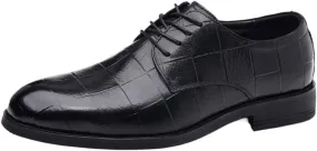Men Dress Shoes Oxford Shoes for Men Commercial Affairs Anti Slip Driving Shoes for Men Casual Prom Wedding Dress Shoes Elegant Work Mens Leather Shoes