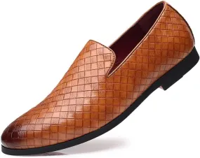 Men Elegant Loafers Luxury Oxford Shoes Business Office Loafers Leather Fashion Dress Sneakers Comfort Walking Driving Shoes