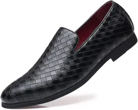 Men Elegant Loafers Luxury Oxford Shoes Business Office Loafers Leather Fashion Dress Sneakers Comfort Walking Driving Shoes