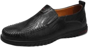 Men Elegant Slip-On Loafer Luxury Oxford Shoes Business Loafers England Flats Breathable Sport Outdoor Footwear