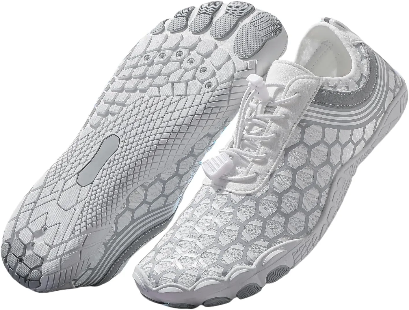 Mens Barefoot Shoes Grounding Shoes for Women Hike Barefoot Shoe Women Non-Slip Breathable Quick Dry Water Shoe with Wide Toe Box Outdoor Beach Pool Athletic Swim Surf Hiking Walking Footwear