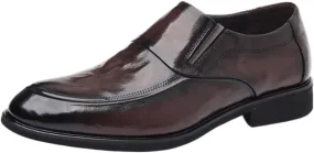 Men's Comfort Orthopedic Dress Shoes, Formal Loafers & Oxfords, Fashion Leather Wedding Shoes, Elegant Flats for Business & Special Occasions