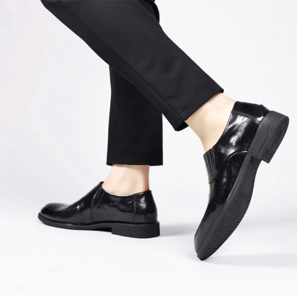 Men's Comfort Orthopedic Dress Shoes, Formal Loafers & Oxfords, Fashion Leather Wedding Shoes, Elegant Flats for Business & Special Occasions