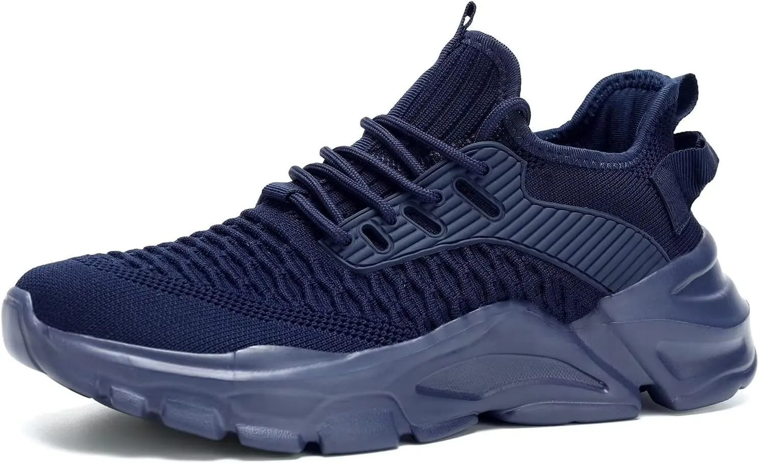 Men's Running Shoes, Non Slip, Breathable, Lightweight Fashion Sneakers, Slip Resistant Athletic Sports Walking Gym Work Shoes