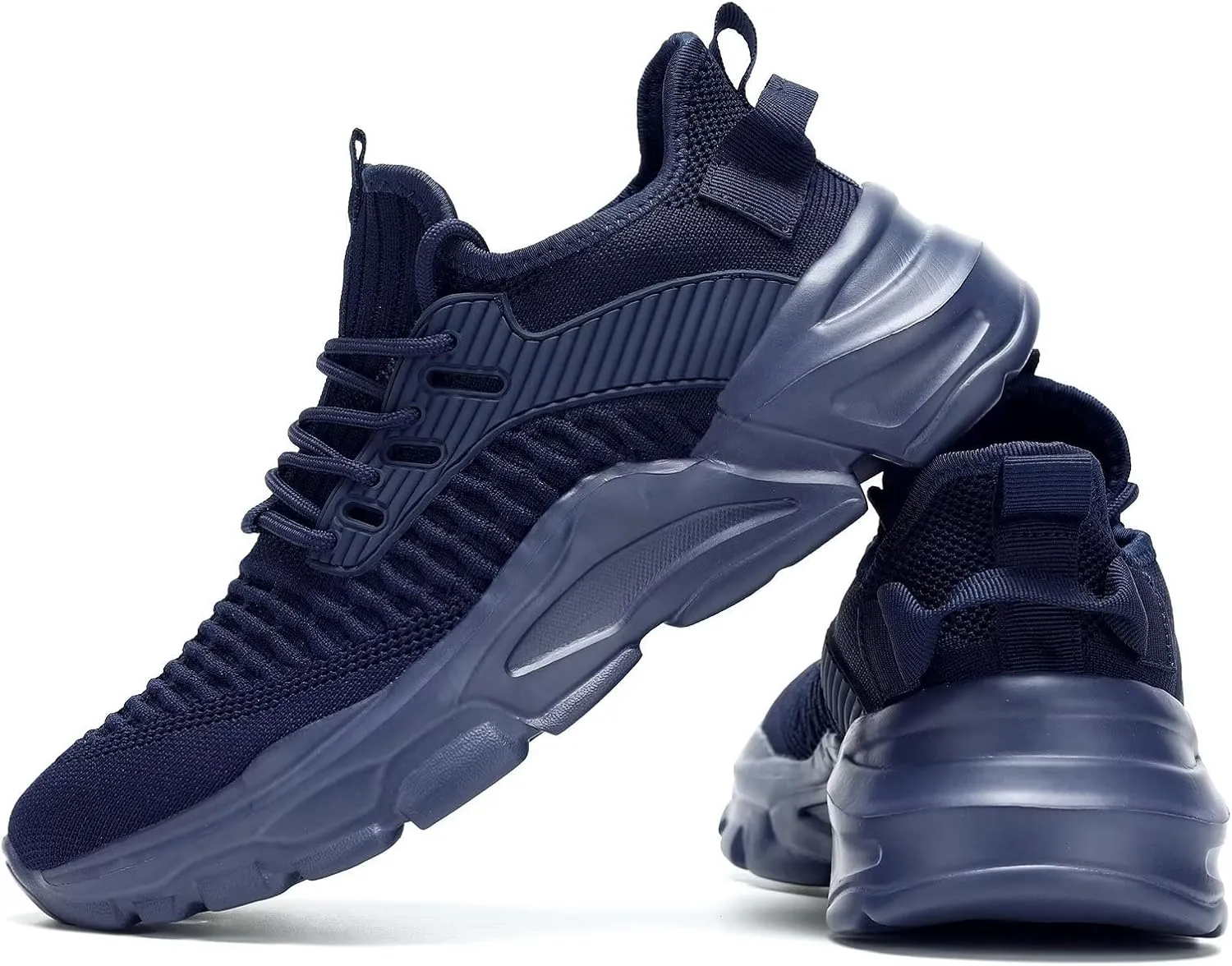 Men's Running Shoes, Non Slip, Breathable, Lightweight Fashion Sneakers, Slip Resistant Athletic Sports Walking Gym Work Shoes