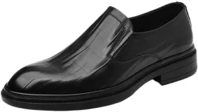 Men's Slip-On Lug Sole Loafers Chunky Tread Design for Urban Exploration & City Walking Tours