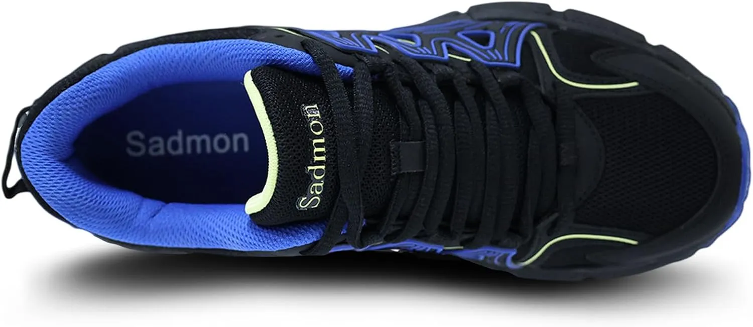 Men's Slip Resistant Trail Running Shoes - Supportive Athletic Shoes for Outdoor Fitness Walking, Road Running and Gym Training