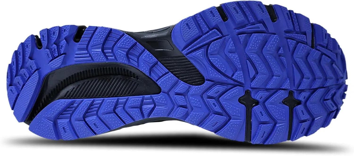 Men's Slip Resistant Trail Running Shoes - Supportive Athletic Shoes for Outdoor Fitness Walking, Road Running and Gym Training