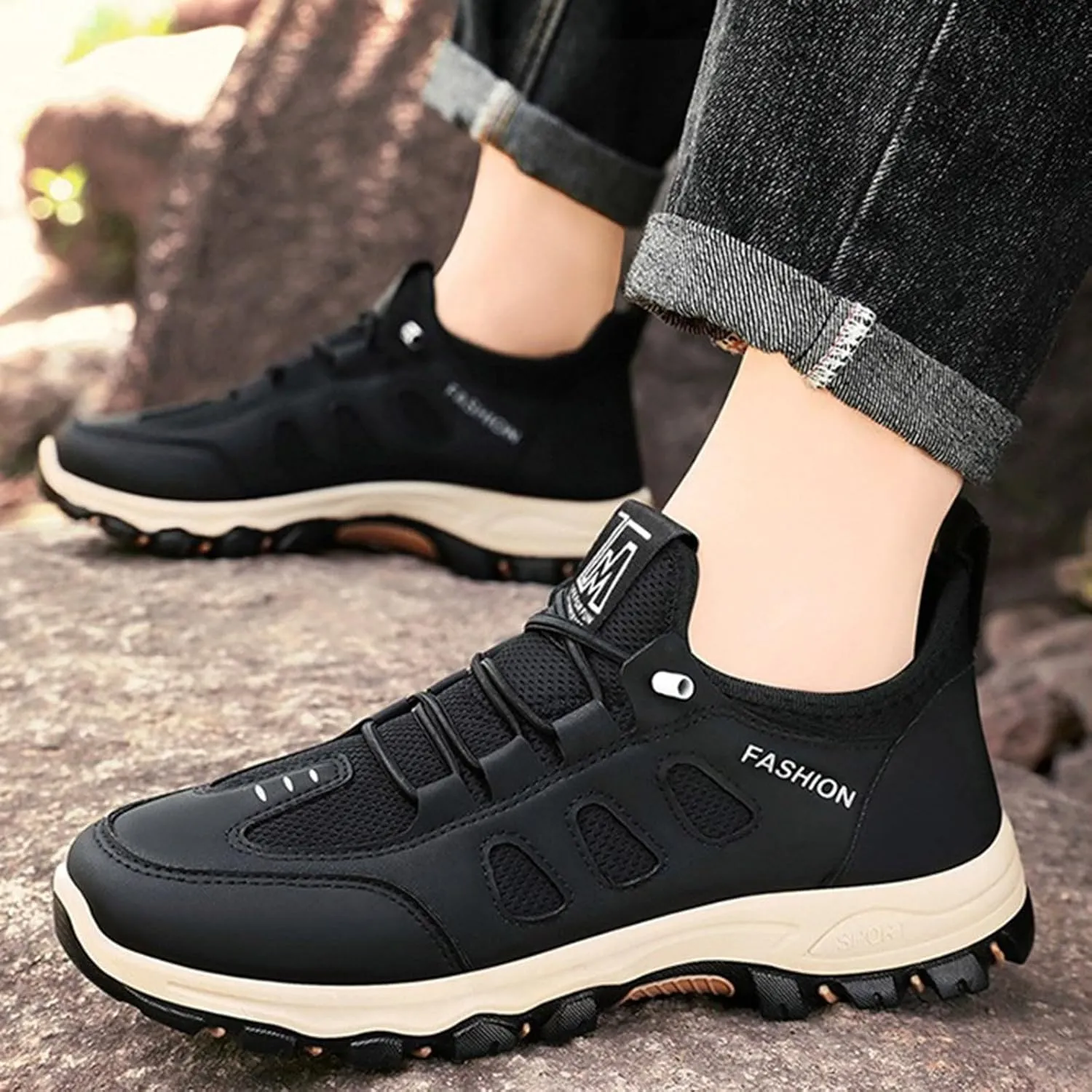 Mens Walking Shoes Men's Shoes Tennis Shoe for Men Slip on Shoe for Men Comfortable Mesh Sneaker