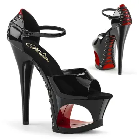 MOON-760FH Corset Lace Up Platform 7 Inch Stripper Heels