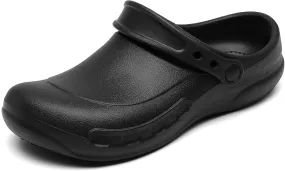 Non Slip Shoes for Men - Oil Water Resistant Chef Nursing Doctors Shoes Suitable for Kitchen Restaurant Garden Hospital Slip Resistant Safty Working Clogs
