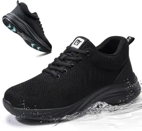Non Slip Work Shoes for Men Women Breathable Mens Work Shoes Lightweight Water Resistant Walking Sneakers Chef Kitchen Slip Resistant Comfortable Restaurant Food Service Sneakers Casual
