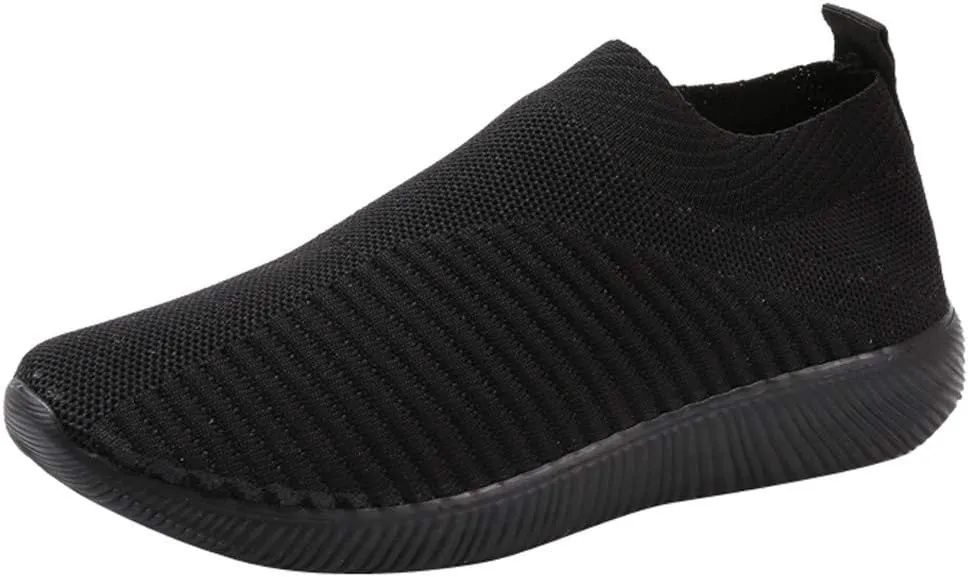 Orthopedic Slip On Casual Shoes for Women Walking Sneakers with Arch Support Comfortable Loafers Plantar Fasciitis Relief Foot Pain Diabetic Feet