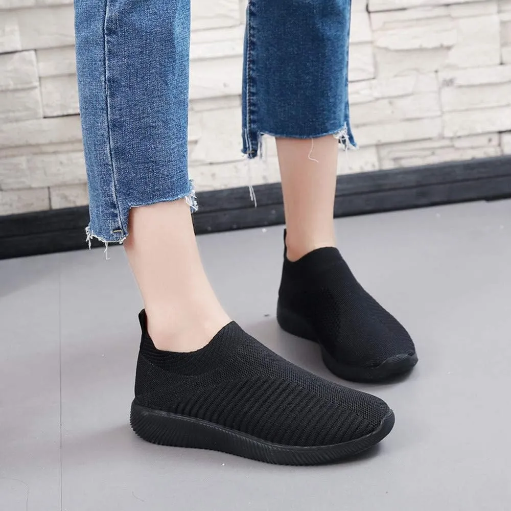 Orthopedic Slip On Casual Shoes for Women Walking Sneakers with Arch Support Comfortable Loafers Plantar Fasciitis Relief Foot Pain Diabetic Feet