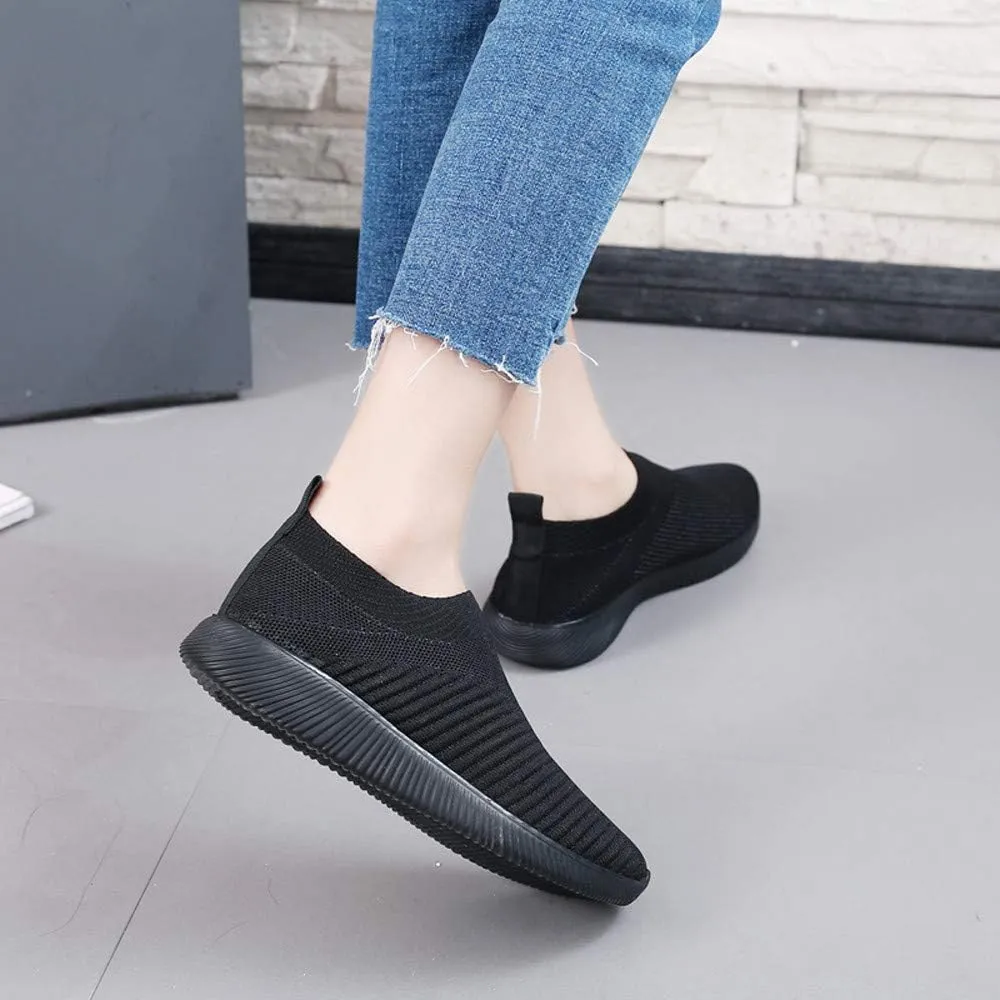 Orthopedic Slip On Casual Shoes for Women Walking Sneakers with Arch Support Comfortable Loafers Plantar Fasciitis Relief Foot Pain Diabetic Feet
