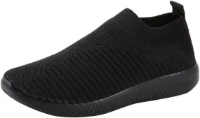 Orthopedic Slip On Casual Shoes for Women Walking Sneakers with Arch Support Comfortable Loafers Plantar Fasciitis Relief Foot Pain Diabetic Feet