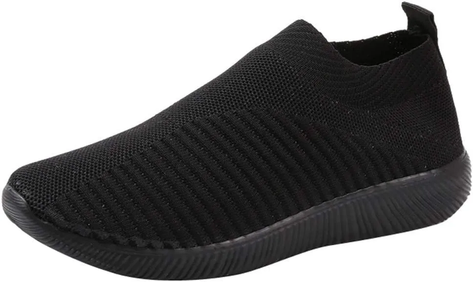 Orthopedic Slip On Casual Shoes for Women Walking Sneakers with Arch Support Comfortable Loafers Plantar Fasciitis Relief Foot Pain Diabetic Feet