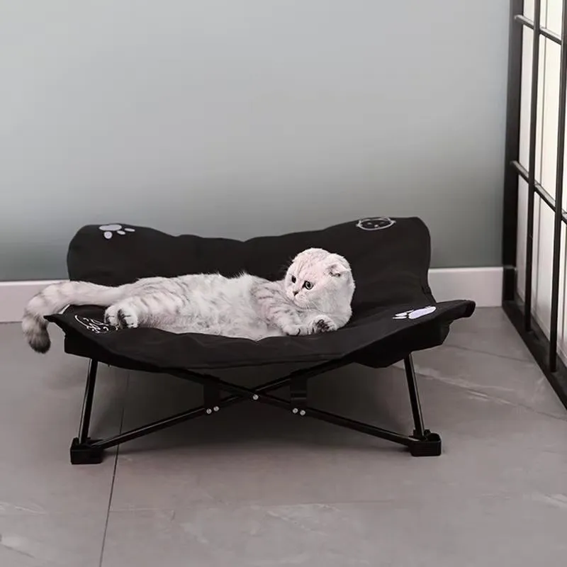 Outdoor Foldable Puppy Bed - Lightweight Travel Pet Cot