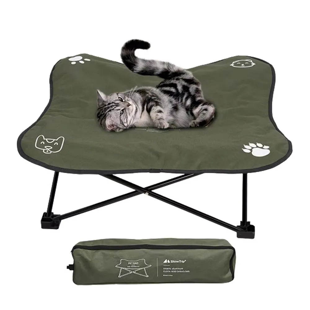 Outdoor Foldable Puppy Bed - Lightweight Travel Pet Cot