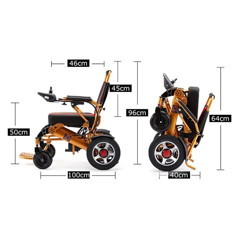 Portable Lightweight Electric Foldable Power Wheelchair