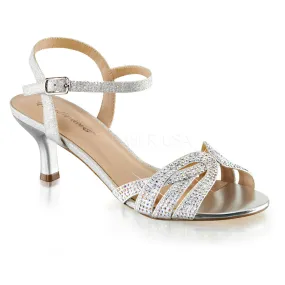 Rhinestone Silver Kitten Heels Audrey-03