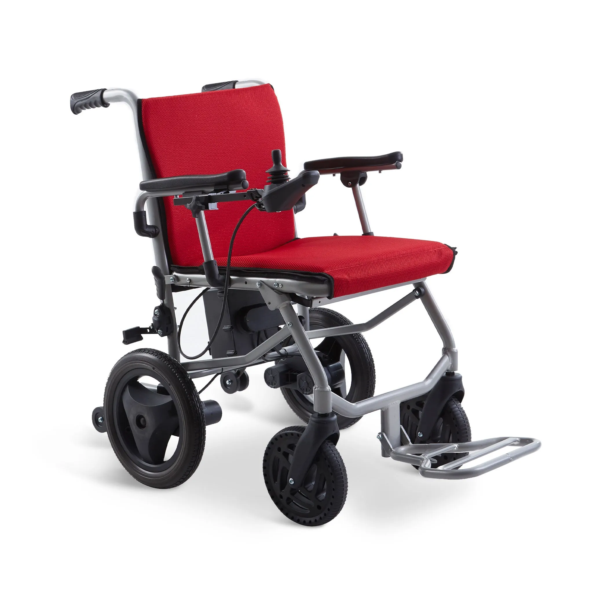 Rubicon DX04 - World's Lightest Electric Wheelchair: Ultra Lightweight, Foldable & Portable for Travel | Dual Motor, Power Wheelchair for Seniors