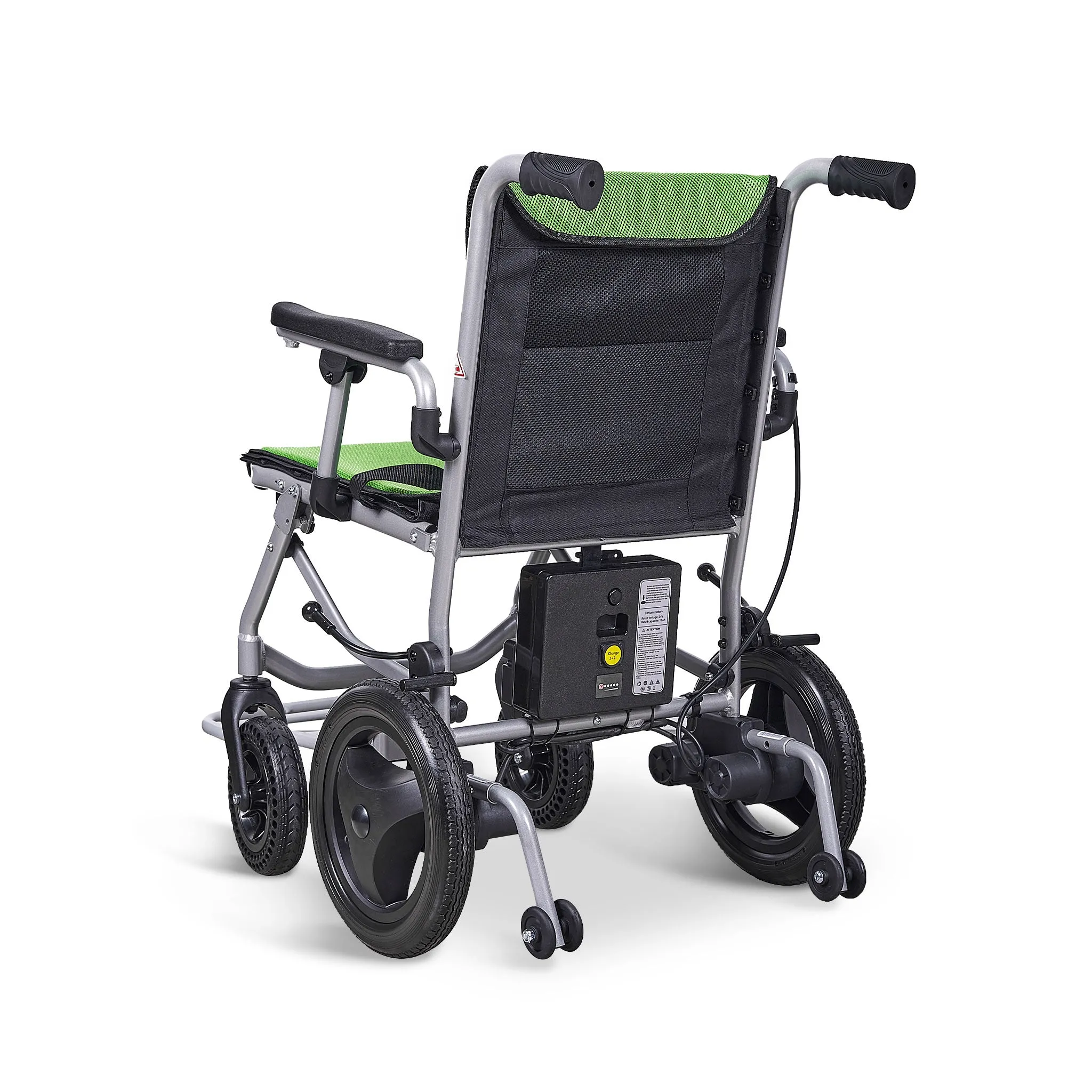 Rubicon DX04 - World's Lightest Electric Wheelchair: Ultra Lightweight, Foldable & Portable for Travel | Dual Motor, Power Wheelchair for Seniors