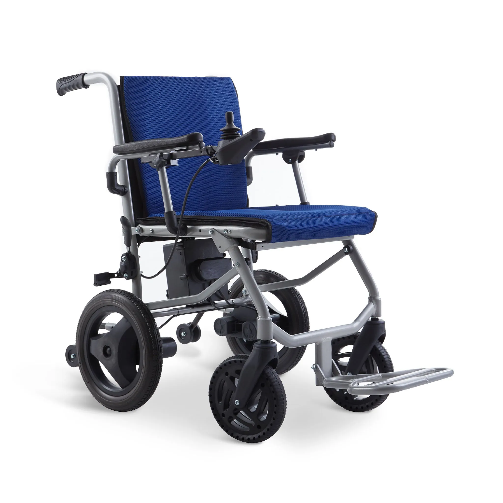 Rubicon DX04 - World's Lightest Electric Wheelchair: Ultra Lightweight, Foldable & Portable for Travel | Dual Motor, Power Wheelchair for Seniors